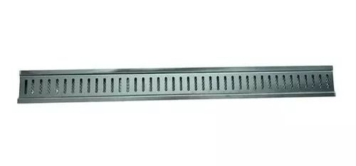 Ralo Linear Inox 10x100 Polido Grelha Aro Abas c/Tela