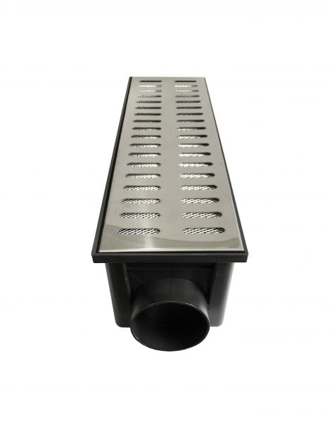 Coletor de Água Modular 15x50 Grelha Inox C/ tela anti-inseto