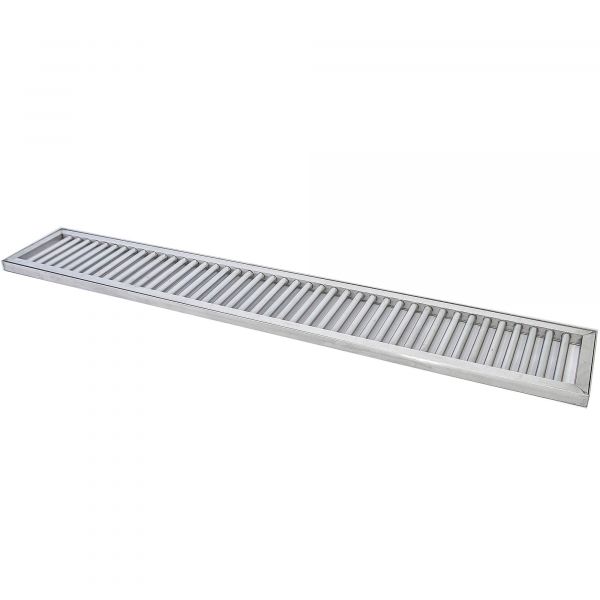 10x100cm Ralo Linear Aluminio Estrutural