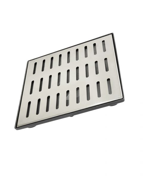 Coletor de Água 30x30 Grelha Inox C/ Tela Anti-inseto