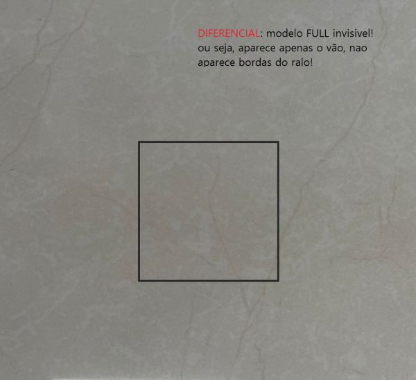 ralo 10x10 quadrado