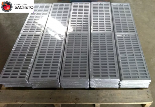 Ralo Linear 20x100 Aluminio Escovado