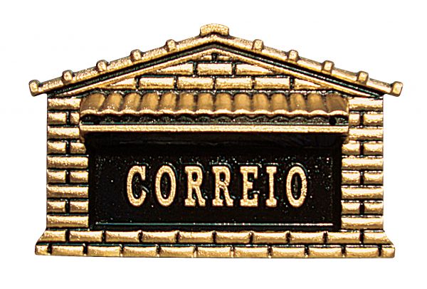 Caixa de Correio em Alumínio Fundido Colonial Correspondencia