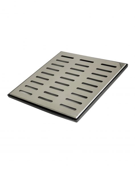 Coletor de Água 30x30 Grelha Inox C/ Tela Anti-inseto