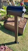 Caixa Americana de Correio Luxo Pedestal c/ Plaquinha