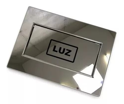 Visor Leitura De Luz em Aço Inox Polido Brilhante