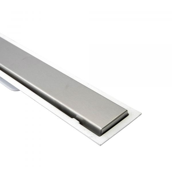 Ralo Linear Inox 6x100 Invisivel Oculto Sifonado - Utilize o piso