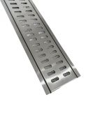Ralo Linear Inox 15x100 Polido Grelha Aro Abas c/Tela