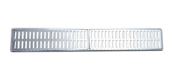 Ralo Linear 15x100 Aluminio Escovado