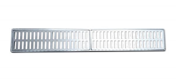 Ralo Linear 15x100 Aluminio Escovado Padrão