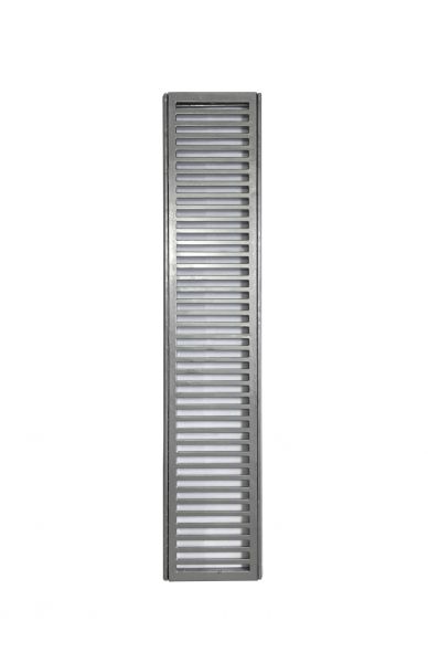 Ralo Pluvial 20x100 Aluminio Palito Grelha Aro C/ Tela