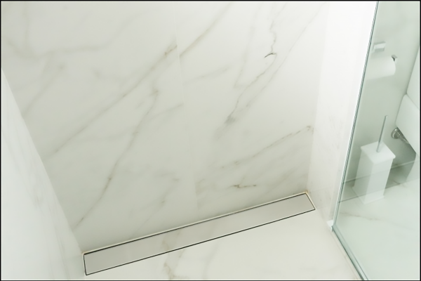 Ralo Linear Inox 5x70 Invisivel Oculto Sifonado - Utilize o piso