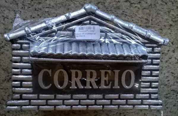 Caixa de Correio em Alumínio Fundido Colonial Correspondencia