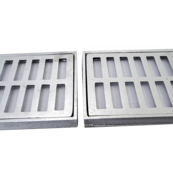 Ralo Linear 15x100 Aluminio Escovado Padrão